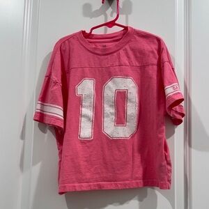 GAP Kids Pink Number 10 Jersey Tee